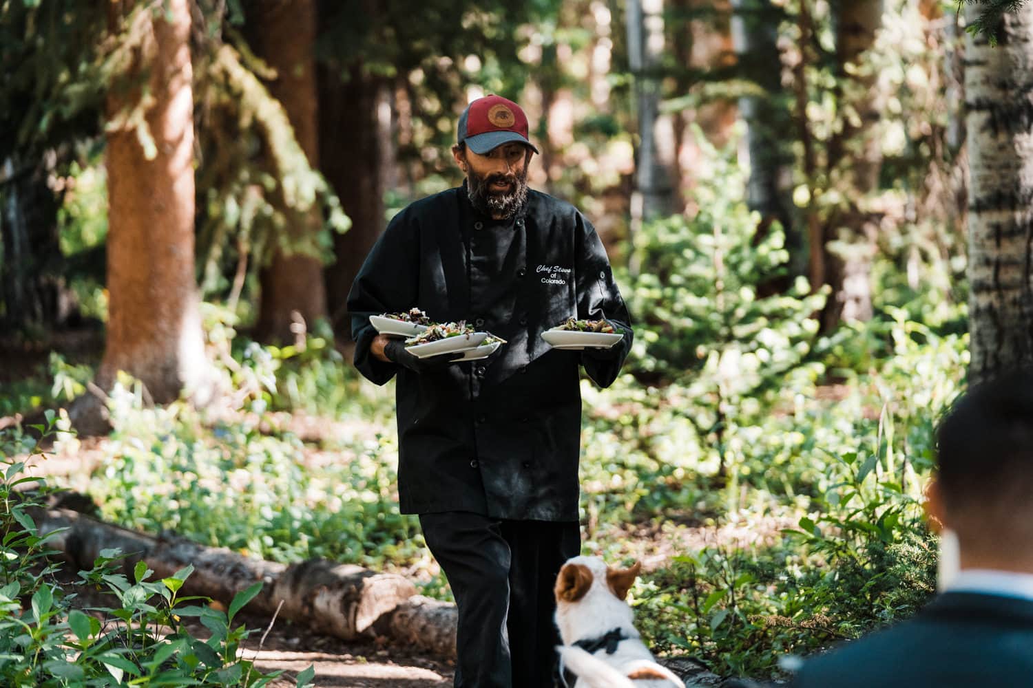 Private Chef at Dinner Independence Pass Elopement
